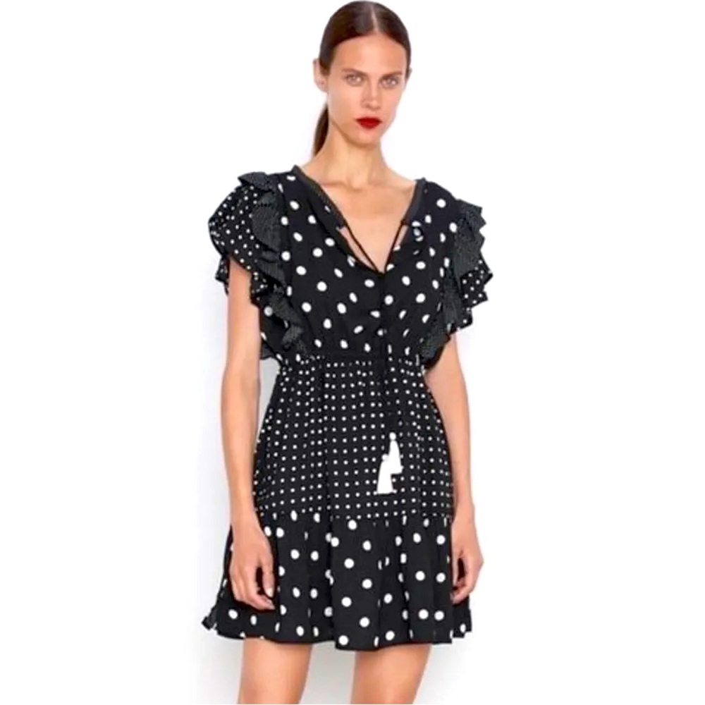 Zara Polka Dots Mini Dress